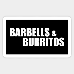 Barbells & Burritos Sticker